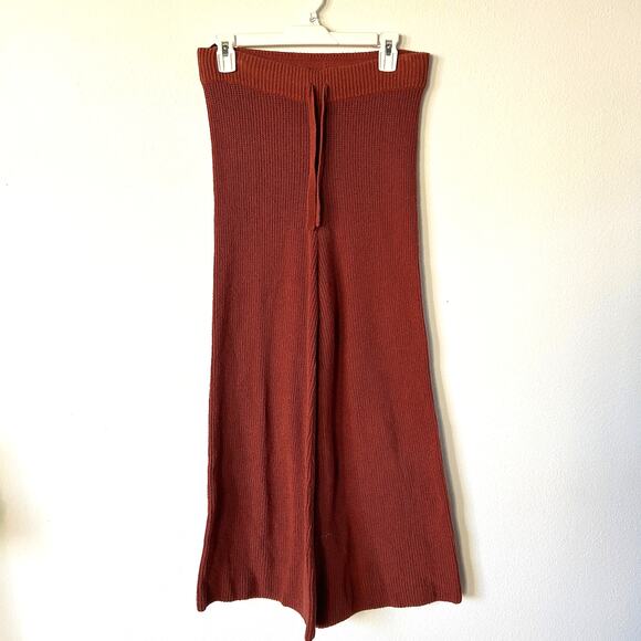 A.L.C Martell Knit Flared Pants Size Medium - Picture 2 of 7